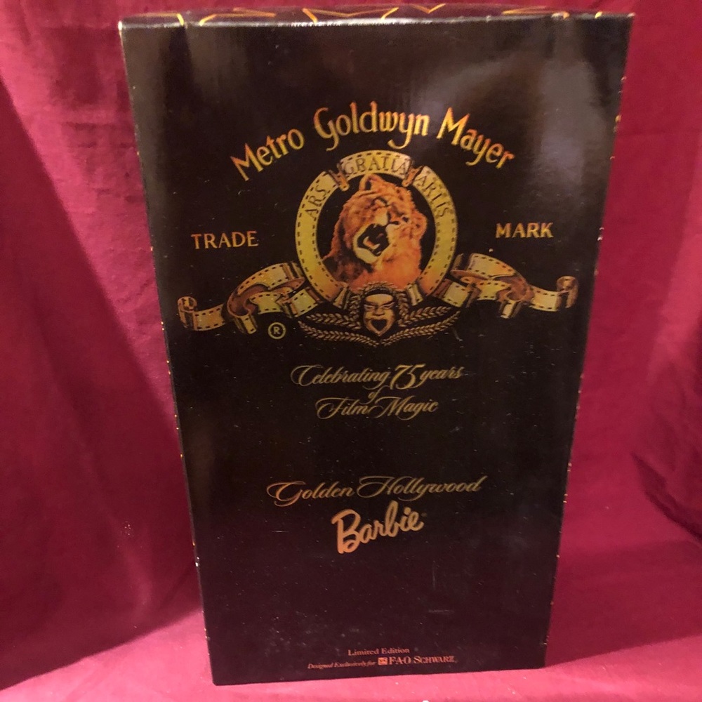 Golden Hollywood Barbie Limited Edition MGM 75 yrs